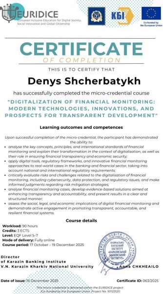 Здобутки кафедри економіки, фінансів та обліку Європейського університету